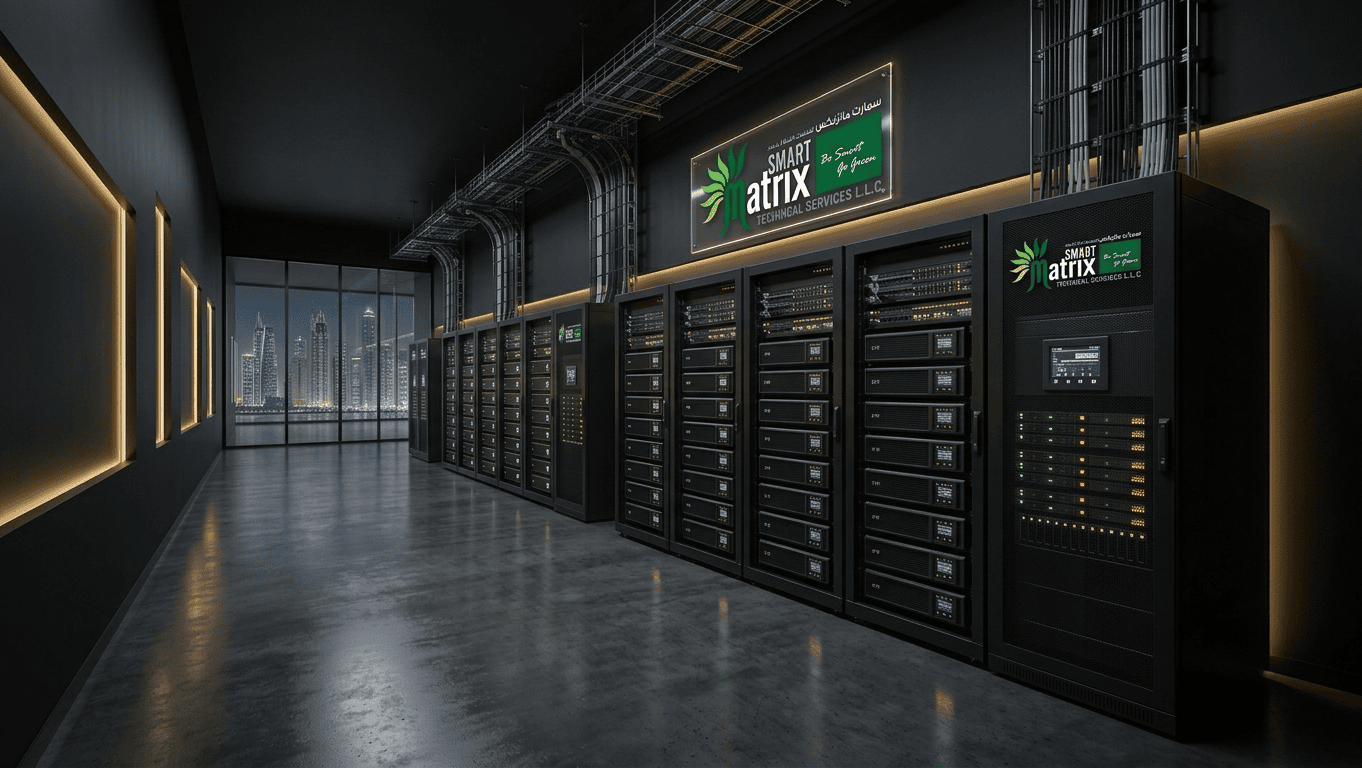 UPS Power Solutions Dubai | Uninterruptible Power Supply Installation UAE | Smart Matrix